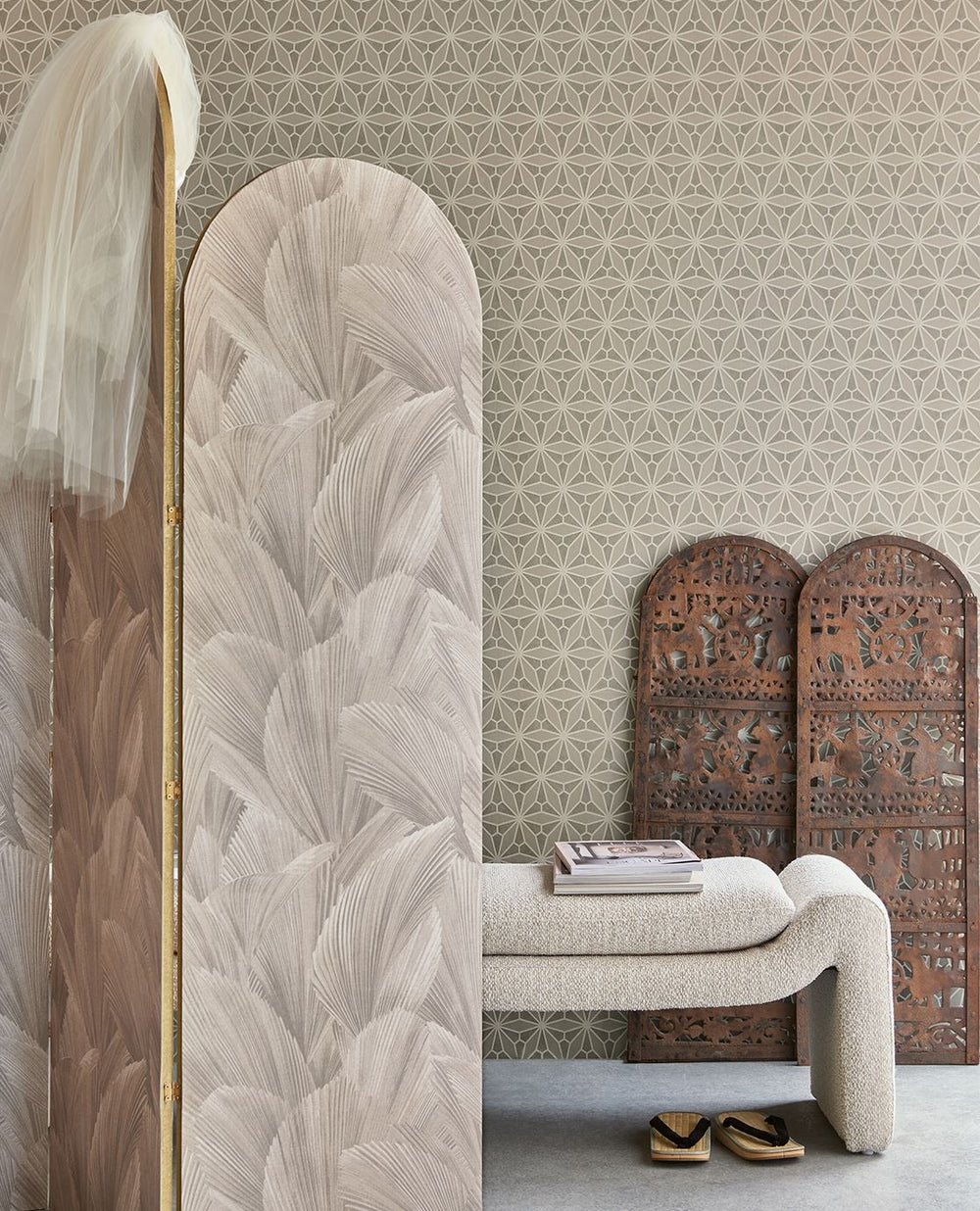 EIJFFINGER Gilded 340143 - Afbeelding 2 - Naturel, Chic, Glamour, Geometrisch
