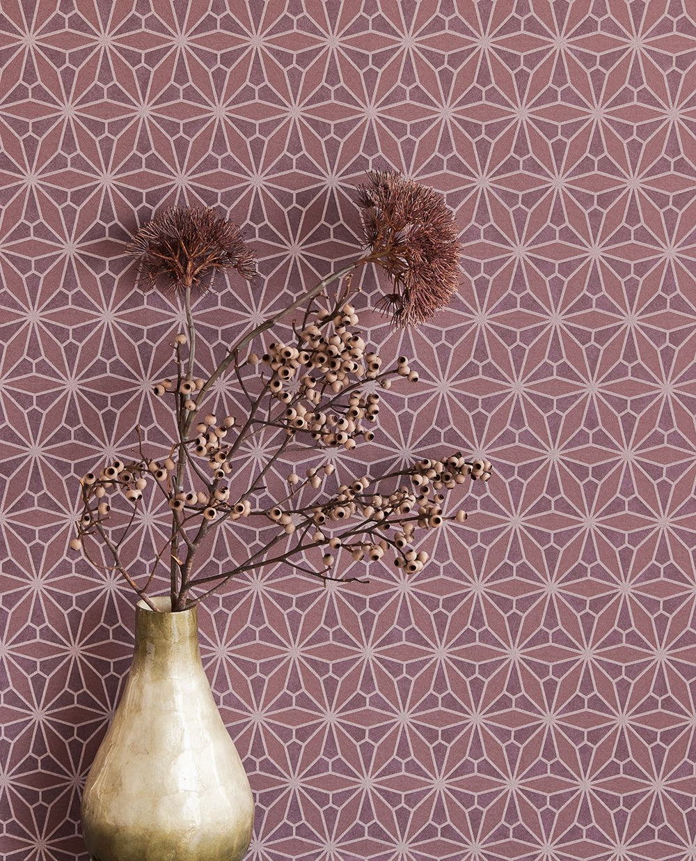 EIJFFINGER Gilded 340146 - Afbeelding 2 - Rood, Chic, Glamour, Geometrisch