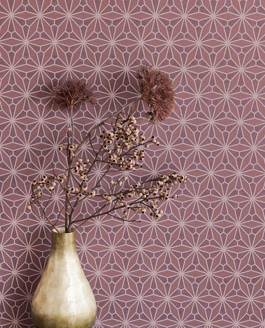 EIJFFINGER Gilded 340146 - Afbeelding 2 - Rood, Chic, Glamour, Geometrisch