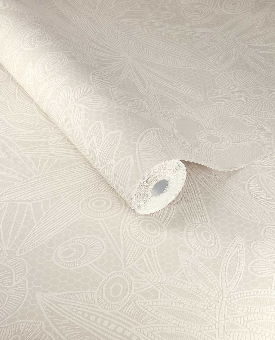EIJFFINGER Gilded 340110 - Afbeelding 1 - Wit, Romantisch, Chic, Glamour, Bloemen
