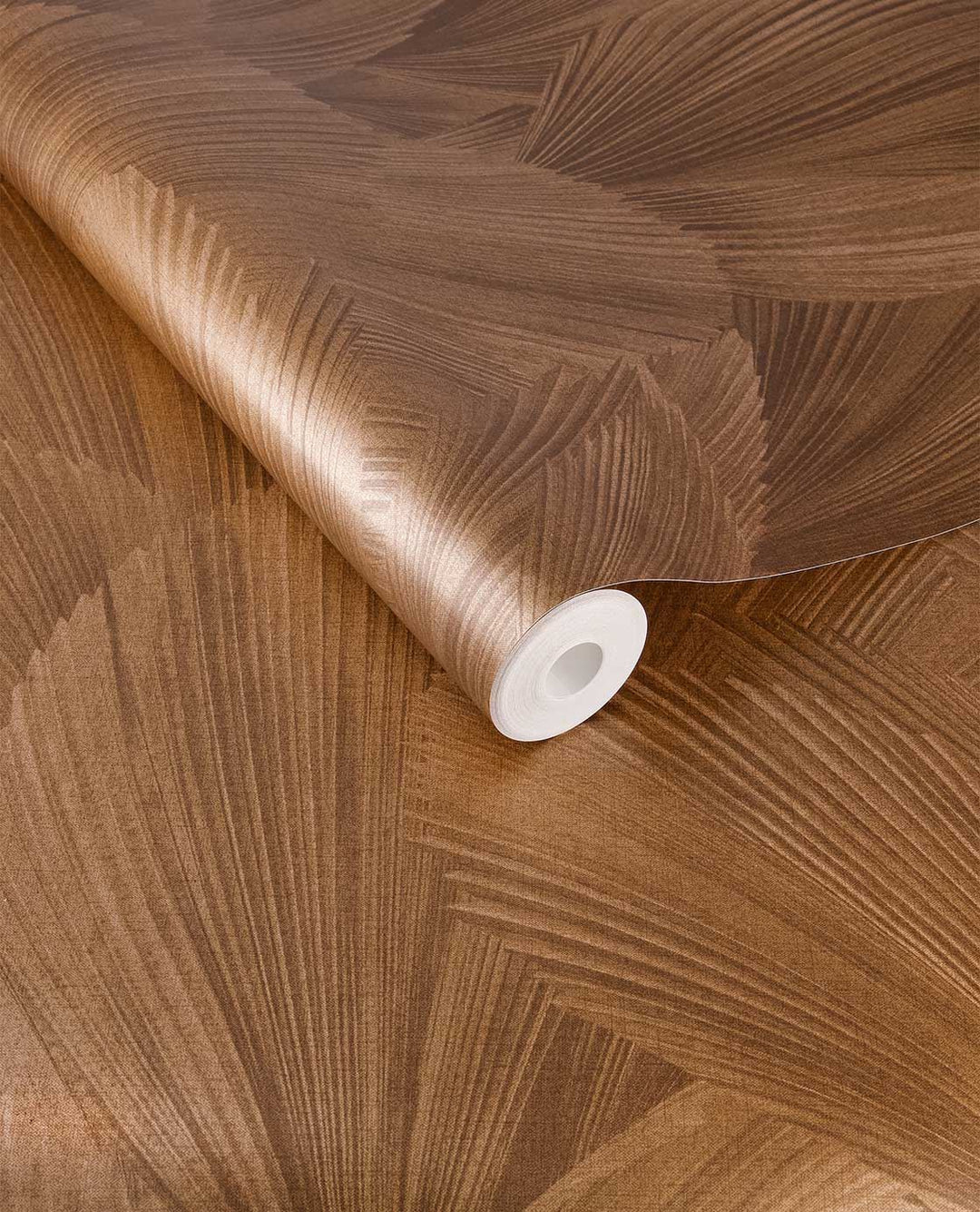 EIJFFINGER Gilded 340123 - Afbeelding 1 - Oranje, Metallic, Stoer, Industrieel, Chic, Glamour, Bladeren