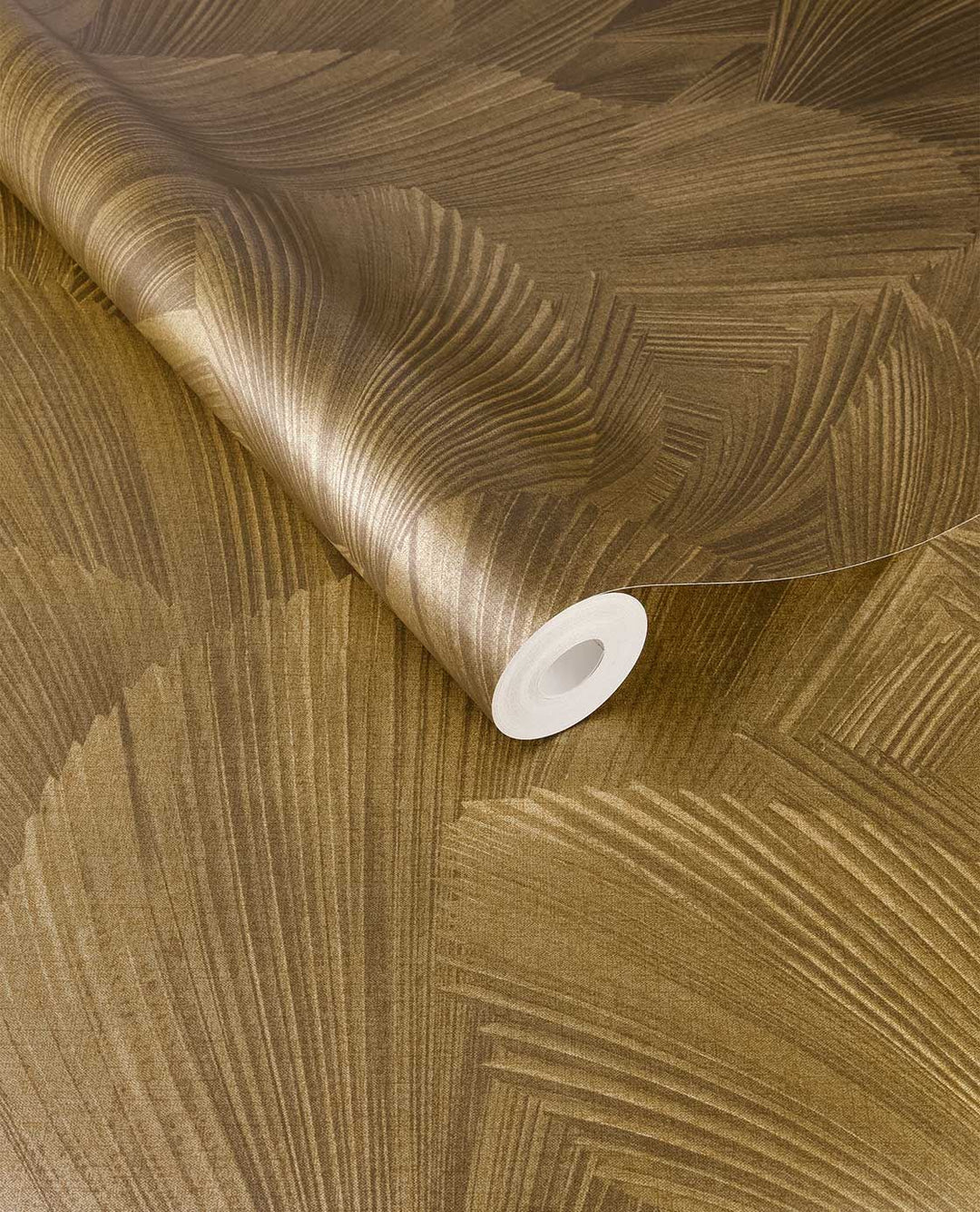 EIJFFINGER Gilded 340124 - Afbeelding 1 - Geel, Goud, Stoer, Industrieel, Chic, Glamour, Bladeren