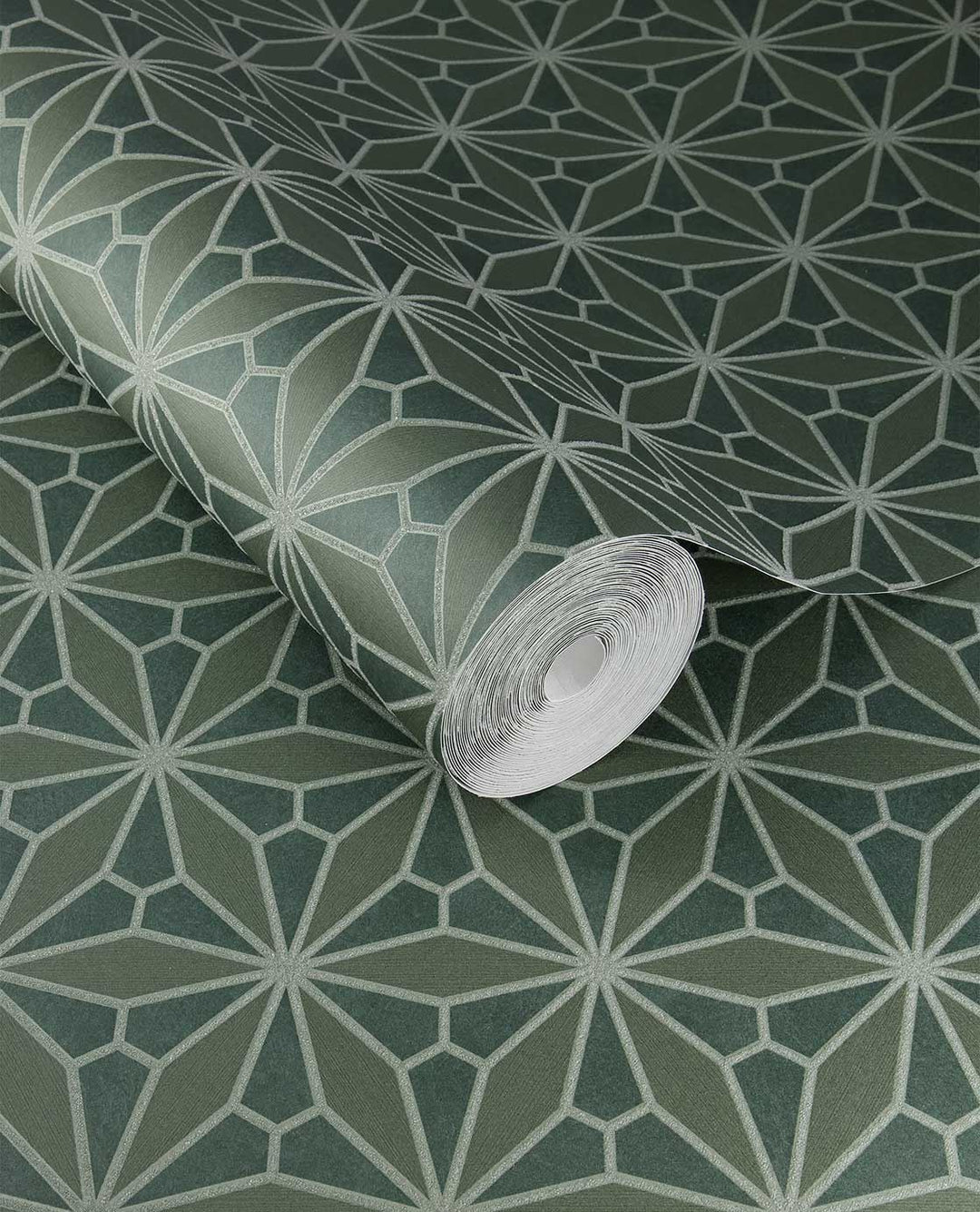 EIJFFINGER Gilded 340145 - Afbeelding 1 - Groen, Chic, Glamour, Geometrisch