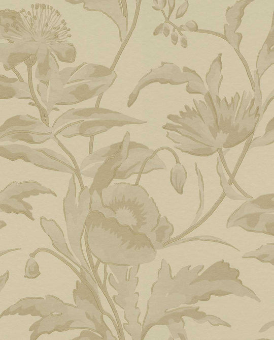 EIJFFINGER Gilded 340132 - Afbeelding 4 - Naturel, Goud, Romantisch, Chic, Glamour, Bloemen, Bladeren