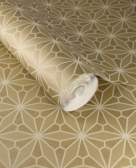 EIJFFINGER Gilded 340142 - Afbeelding 1 - Goud, Chic, Glamour, Geometrisch