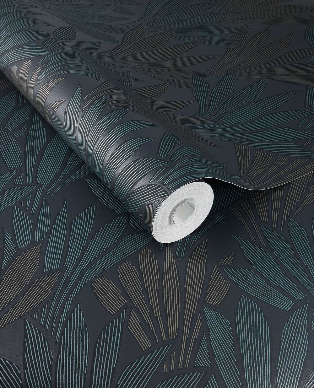 EIJFFINGER Gilded 340153 - Afbeelding 2 - Blauw, Klassiek, Chic, Glamour, Fantasie, Bladeren
