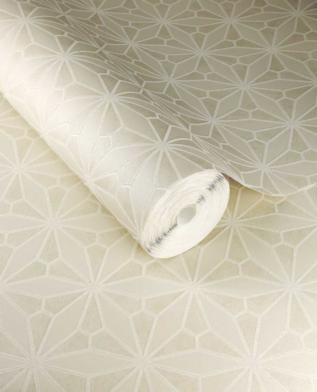 EIJFFINGER Gilded 340140 - Afbeelding 1 - Wit, Chic, Glamour, Geometrisch