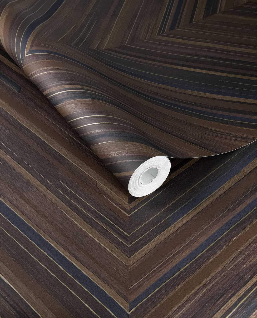 EIJFFINGER Gilded 340164 - Afbeelding 1 - Naturel, Blauw, Klassiek, Stoer, Industrieel, Chic, Glamour, Strepen, Natuurlijk, Geometrisch