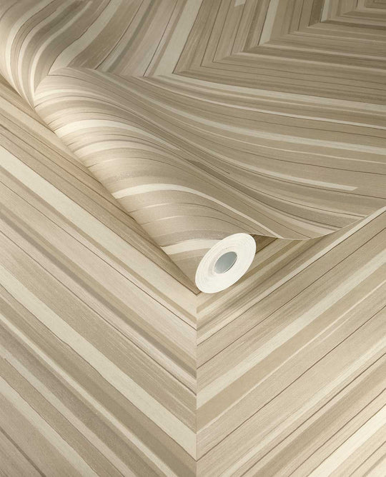 EIJFFINGER Gilded 340160 - Afbeelding 1 - Naturel, Wit, Klassiek, Stoer, Industrieel, Chic, Glamour, Strepen, Natuurlijk, Geometrisch