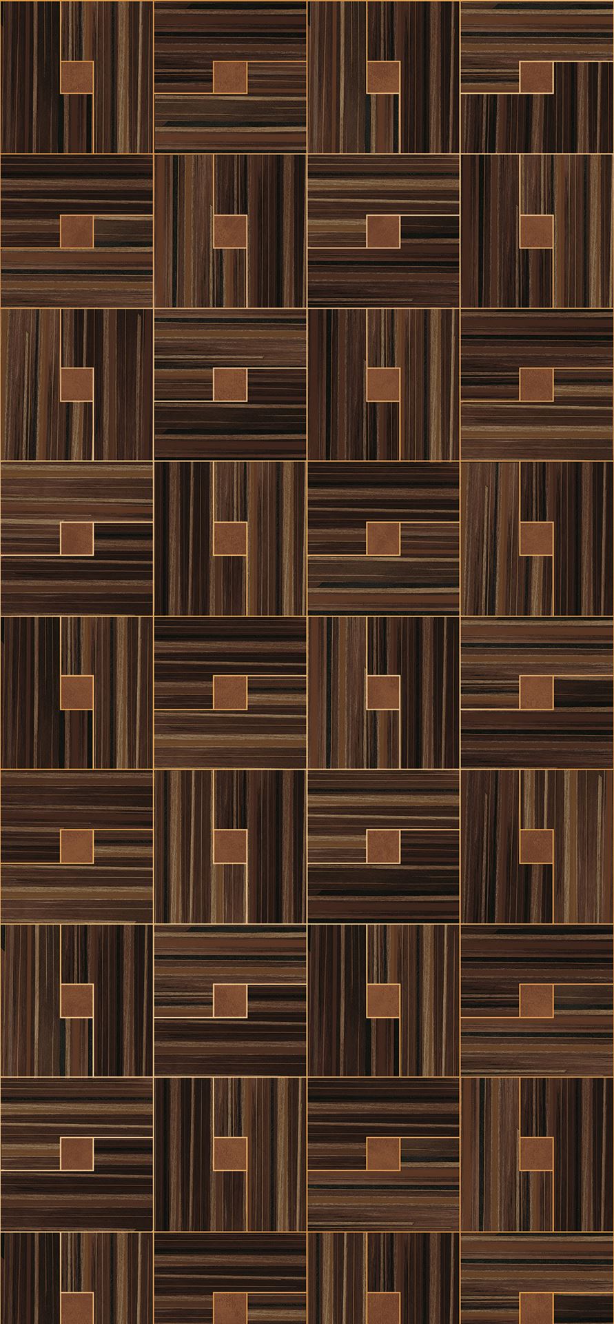 EIJFFINGER Gilded 340183 - Afbeelding 1 - Naturel, Klassiek, Stoer, Industrieel, Chic, Glamour, Strepen, Geometrisch 