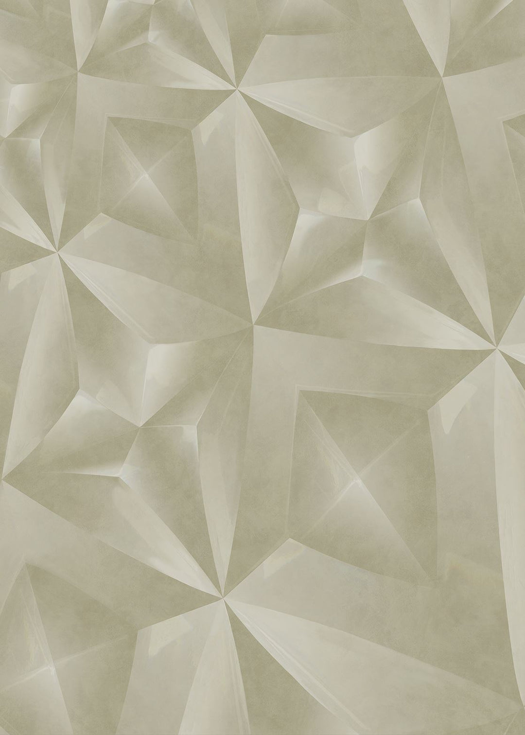 EIJFFINGER Gilded 340188 - Afbeelding 1 - Groen, Chic, Glamour, Fantasie, Geometrisch 
