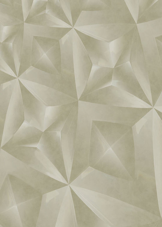 EIJFFINGER Gilded 340188 - Afbeelding 1 - Groen, Chic, Glamour, Fantasie, Geometrisch 