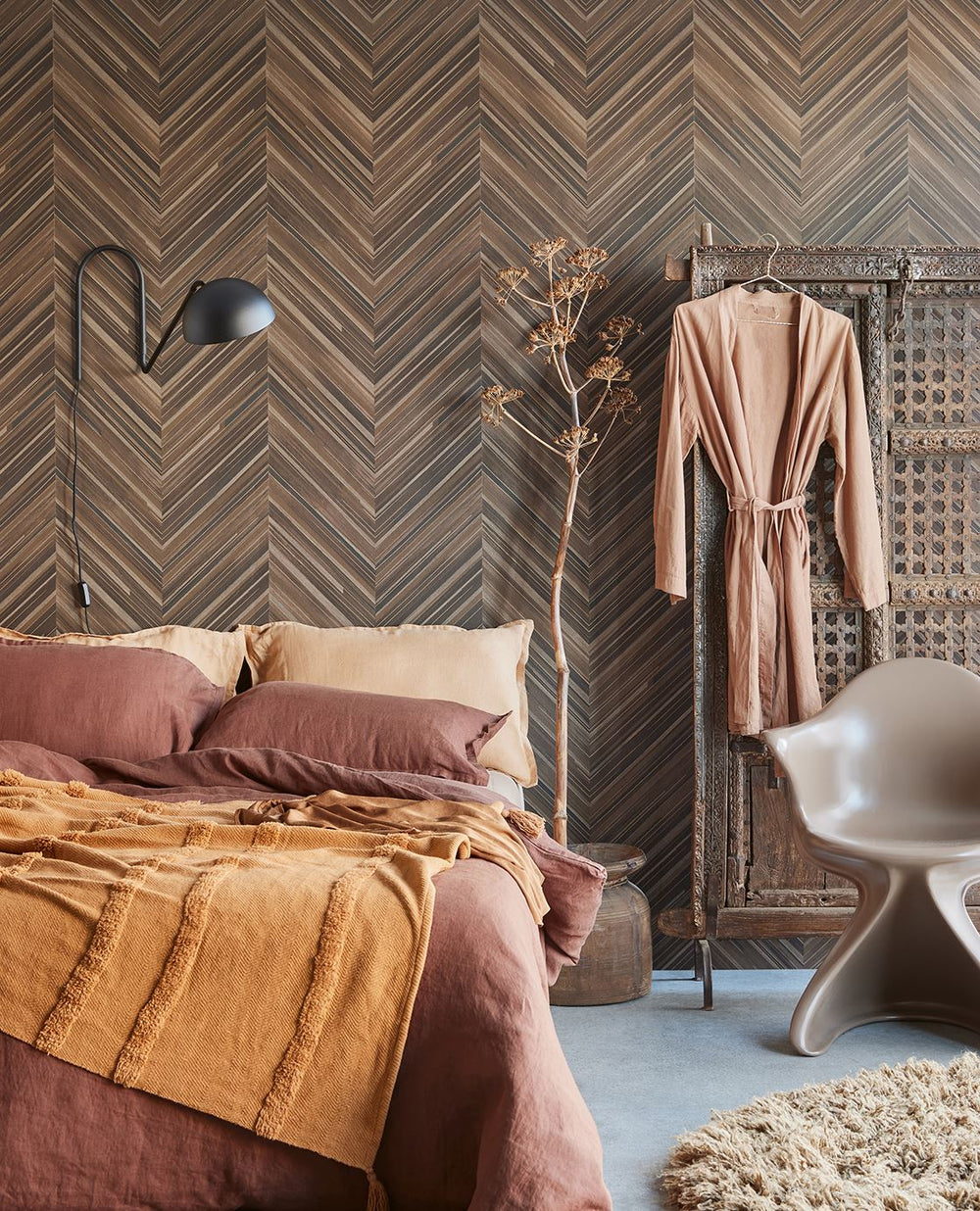 EIJFFINGER Gilded 340165 - Afbeelding 2 - Naturel, Klassiek, Stoer, Industrieel, Chic, Glamour, Strepen, Natuurlijk, Geometrisch