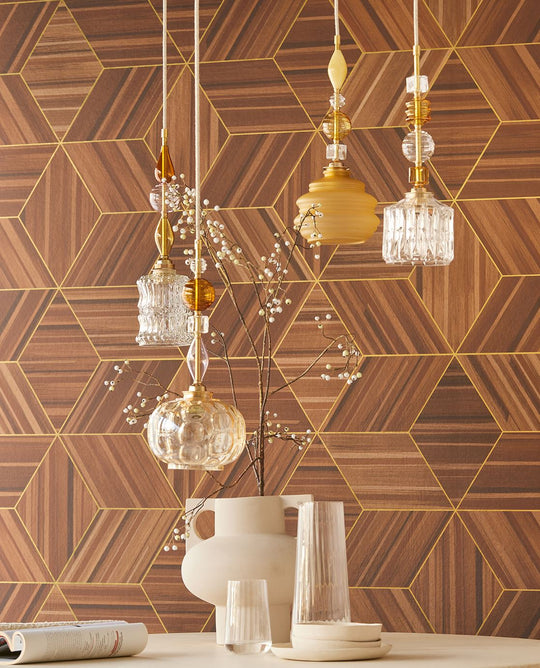 EIJFFINGER Gilded 340181 - Afbeelding 3 - Naturel, Metallic, Klassiek, Stoer, Industrieel, Chic, Glamour, Strepen, Geometrisch 