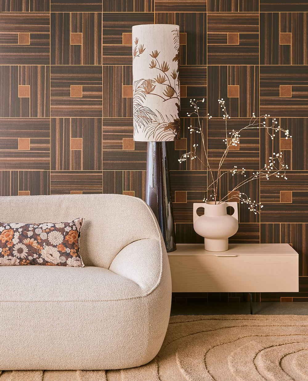 EIJFFINGER Gilded 340183 - Afbeelding 2 - Naturel, Klassiek, Stoer, Industrieel, Chic, Glamour, Strepen, Geometrisch 