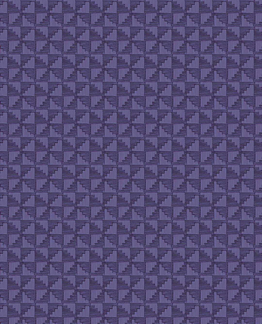 EIJFFINGER Revive 333656 - Afbeelding 1 - Blauw, Paars, Retro, Vintage, Stoer, Industrieel, Effen, Uni, Structuren, Grafisch