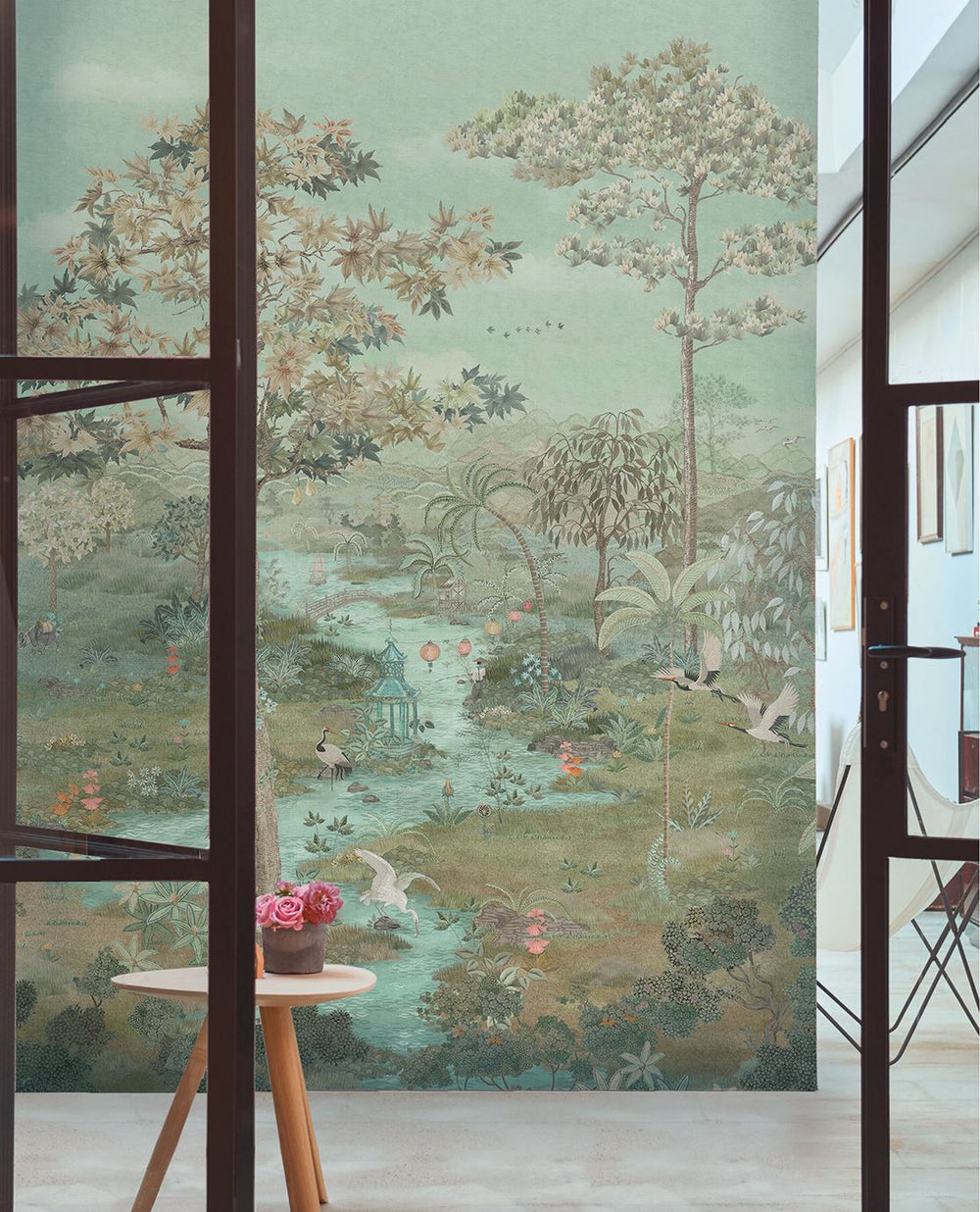 EIJFFINGER Pip Studio 6 333160 - Afbeelding 2 - Groen, Romantisch, Pip Studio, Vogels, Bladeren