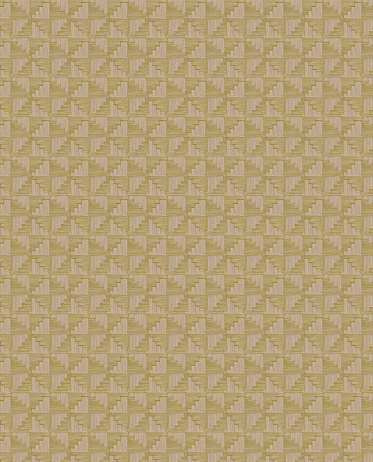 EIJFFINGER Revive 333652 - Afbeelding 1 - Geel, Goud, Retro, Vintage, Landelijk, Basic, Effen, Uni, Structuren, Grafisch