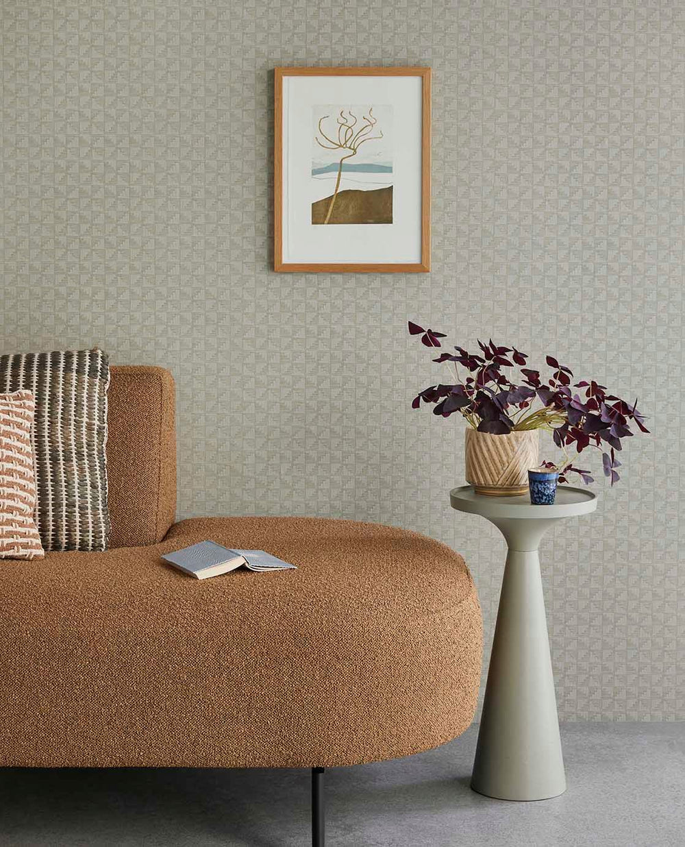 EIJFFINGER Revive 333654 - Afbeelding 2 - Naturel, Groen, Scandinavisch, Romantisch, Basic, Effen, Uni, Structuren, Grafisch