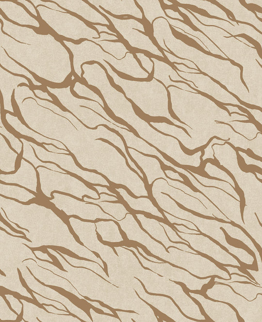 EIJFFINGER Revive 333640 - Afbeelding 1 - Wit, Goud, Retro, Vintage, Etnisch, Chic, Glamour, Natuurlijk, Grafisch, Fantasie
