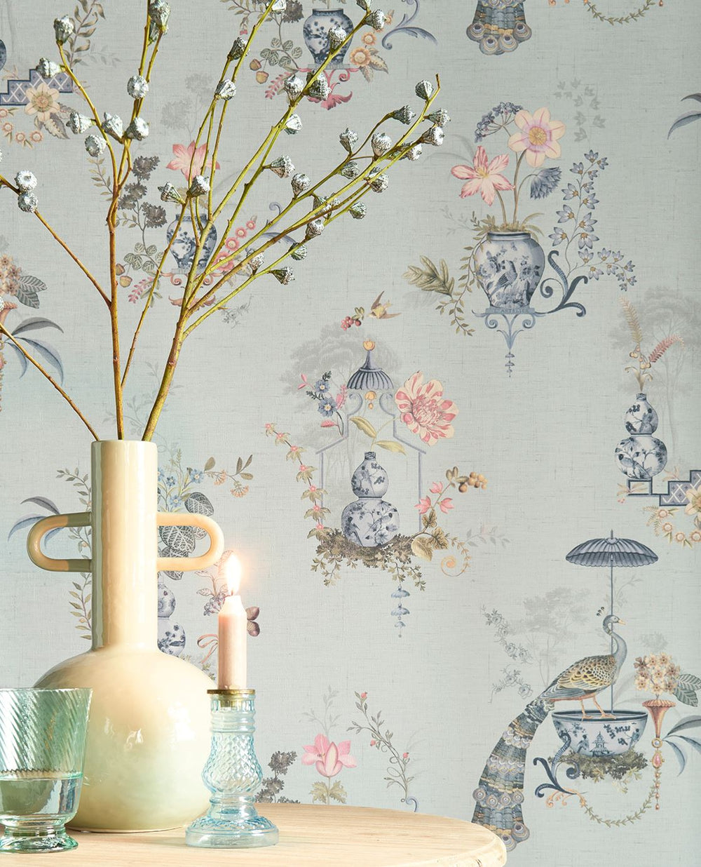 EIJFFINGER Pip Studio 6 333141 - Afbeelding 2 - Blauw, Romantisch, Pip Studio, Bloemen