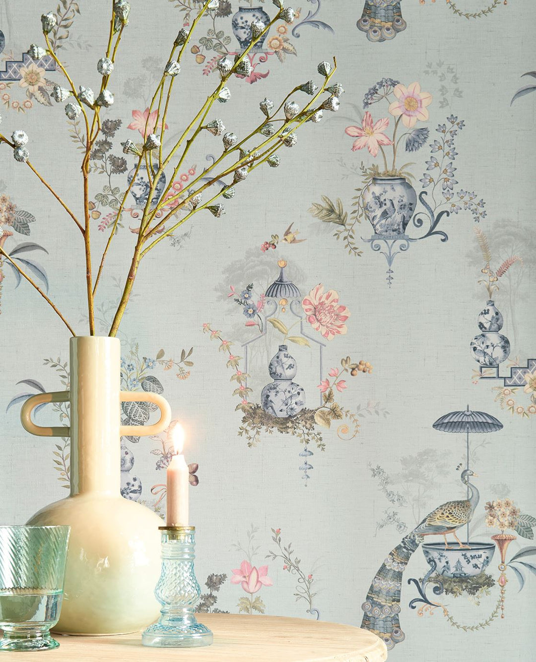 EIJFFINGER Pip Studio 6 333141 - Afbeelding 2 - Blauw, Romantisch, Pip Studio, Bloemen