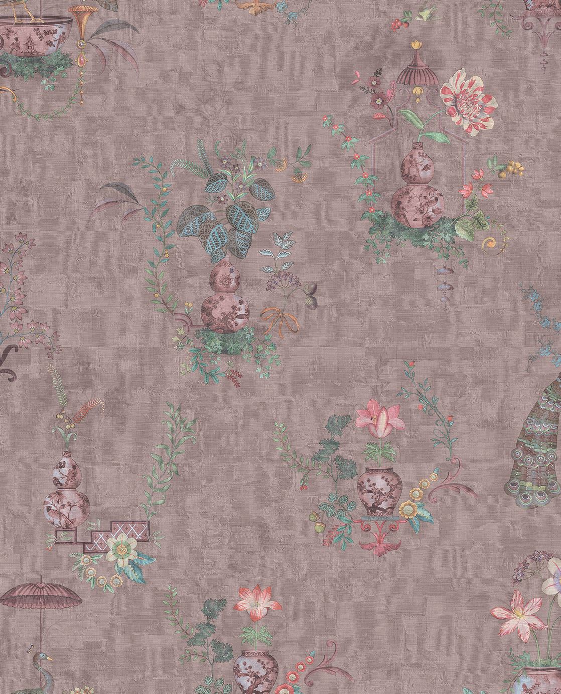 EIJFFINGER Pip Studio 6 333143 - Afbeelding 1 - Rood, Romantisch, Pip Studio, Bloemen