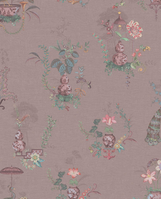 EIJFFINGER Pip Studio 6 333143 - Afbeelding 1 - Rood, Romantisch, Pip Studio, Bloemen