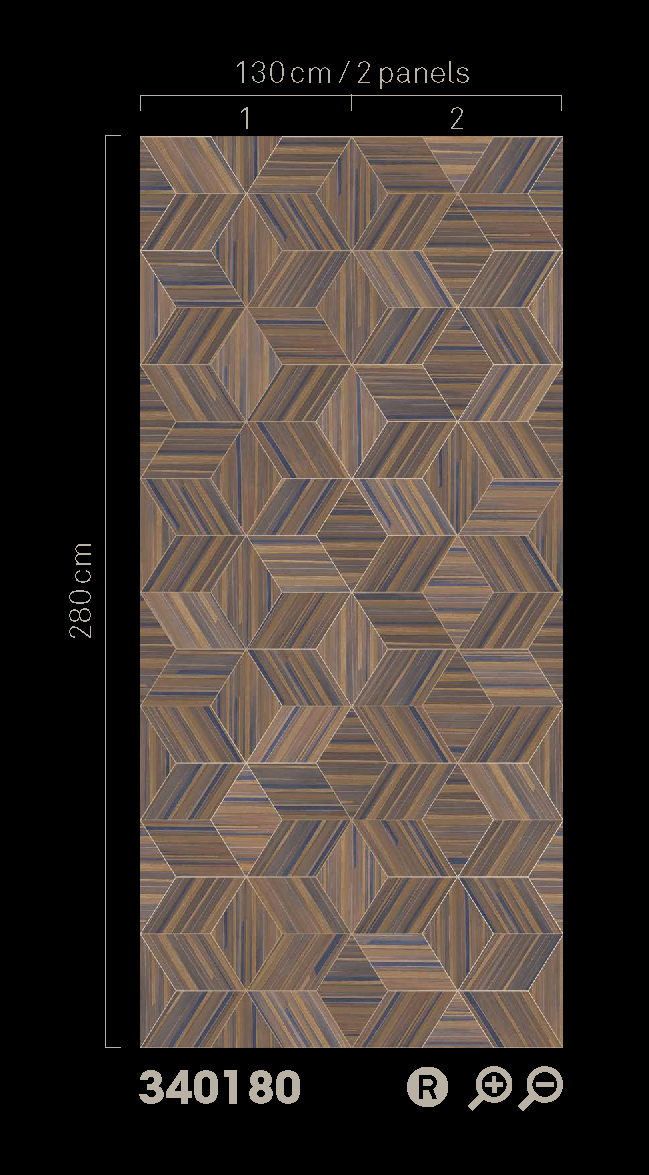 EIJFFINGER Gilded 340180 - Afbeelding 2 - Naturel, Klassiek, Stoer, Industrieel, Chic, Glamour, Strepen, Geometrisch 