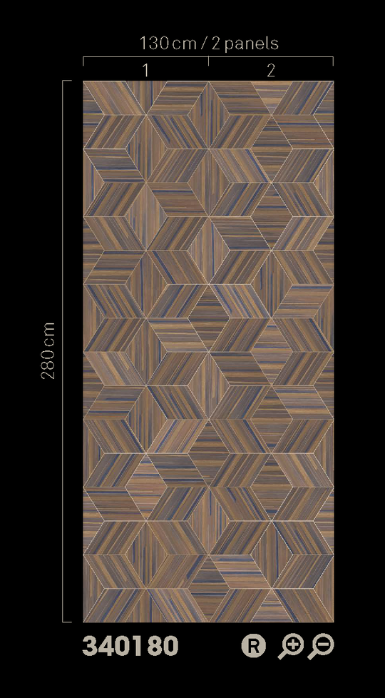EIJFFINGER Gilded 340180 - Afbeelding 2 - Naturel, Klassiek, Stoer, Industrieel, Chic, Glamour, Strepen, Geometrisch 