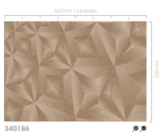 EIJFFINGER Gilded 340186 - Afbeelding 6 - Naturel, Metallic, Chic, Glamour, Fantasie, Geometrisch 