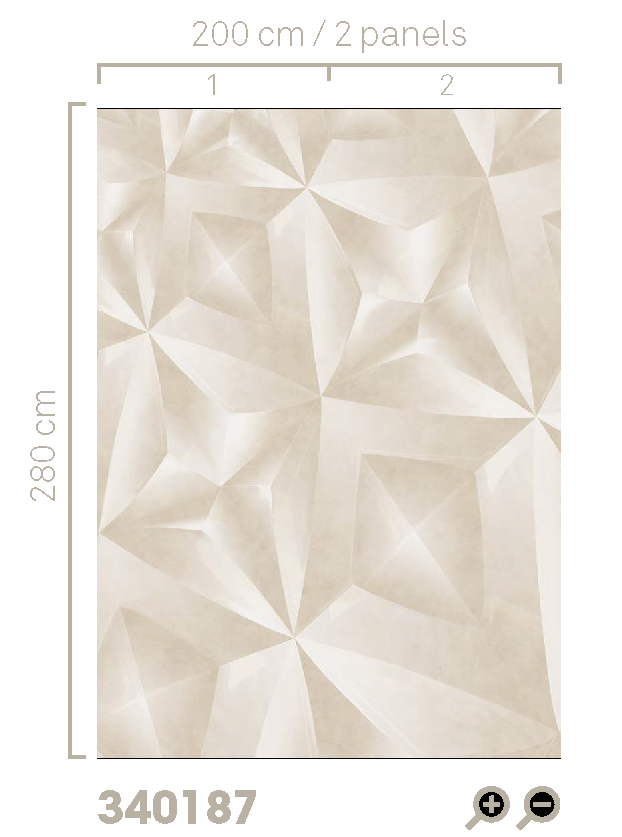 EIJFFINGER Gilded 340187 - Afbeelding 2 - Naturel, Chic, Glamour, Fantasie, Geometrisch 