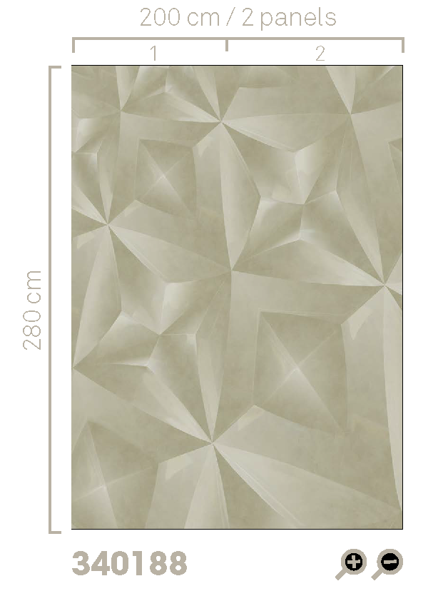 EIJFFINGER Gilded 340188 - Afbeelding 4 - Groen, Chic, Glamour, Fantasie, Geometrisch 