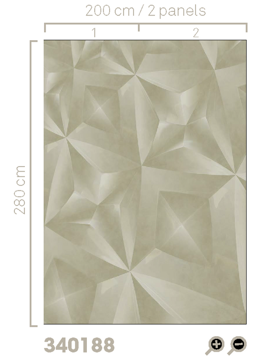 EIJFFINGER Gilded 340188 - Afbeelding 4 - Groen, Chic, Glamour, Fantasie, Geometrisch 