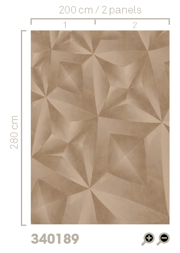 EIJFFINGER Gilded 340189 - Afbeelding 3 - Naturel, Metallic, Chic, Glamour, Fantasie, Geometrisch 