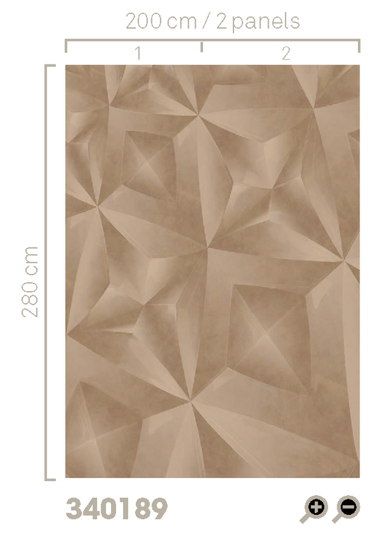 EIJFFINGER Gilded 340189 - Afbeelding 3 - Naturel, Metallic, Chic, Glamour, Fantasie, Geometrisch 