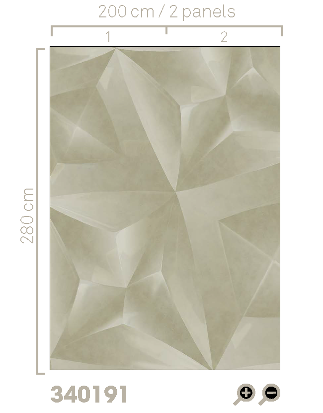EIJFFINGER Gilded 340191 - Afbeelding 2 - Groen, Chic, Glamour, Fantasie, Geometrisch 