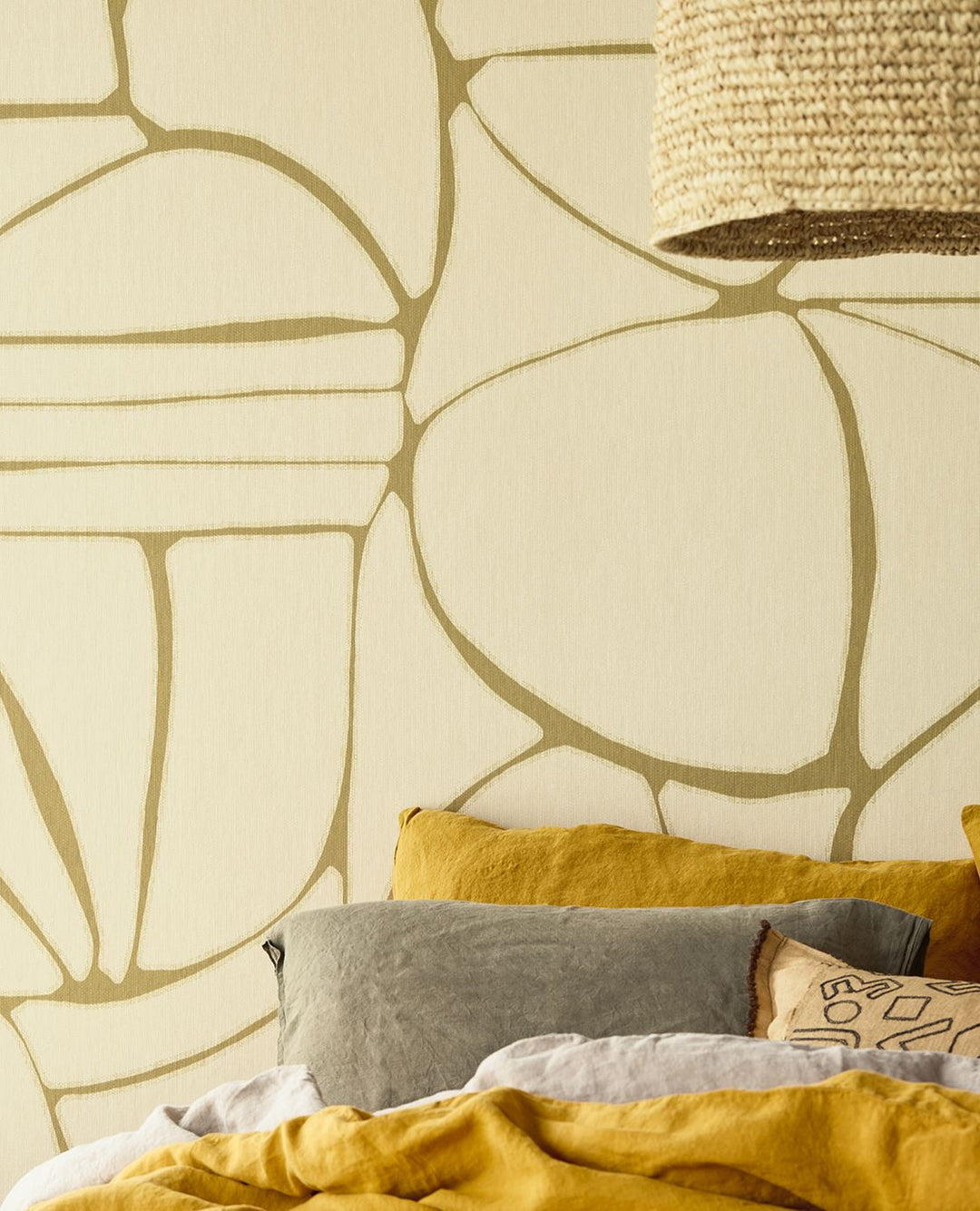 EIJFFINGER Solange 340281 - Afbeelding 3 - Geel, Stoer, Industrieel, Geometrisch 