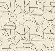 EIJFFINGER Solange 340280 - Afbeelding 1 - Wit, Zwart / Grijs, Stoer, Industrieel, Geometrisch 