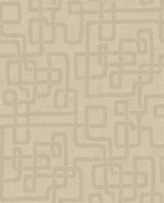 EIJFFINGER Solange 340230 - Afbeelding 1 - Naturel, Wit, Basic, Geometrisch