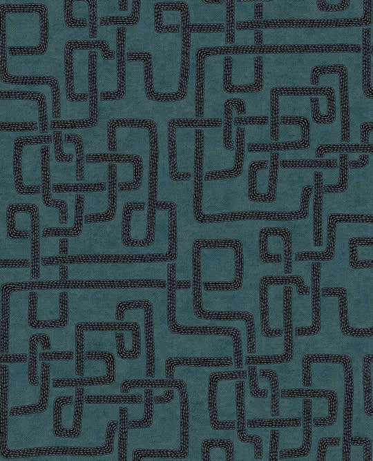 EIJFFINGER Solange 340232 - Afbeelding 1 - Blauw, Stoer, Industrieel, Geometrisch