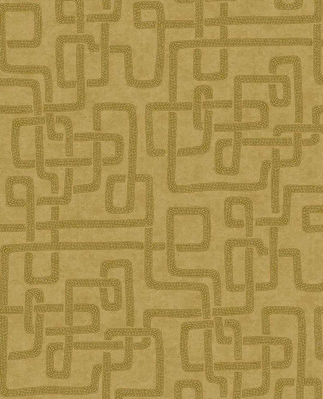 EIJFFINGER Solange 340234 - Afbeelding 1 - Geel, Etnisch, Geometrisch