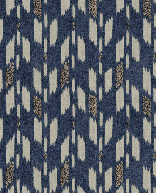 EIJFFINGER Solange 340245 - Afbeelding 1 - Blauw, Etnisch, Structuren
