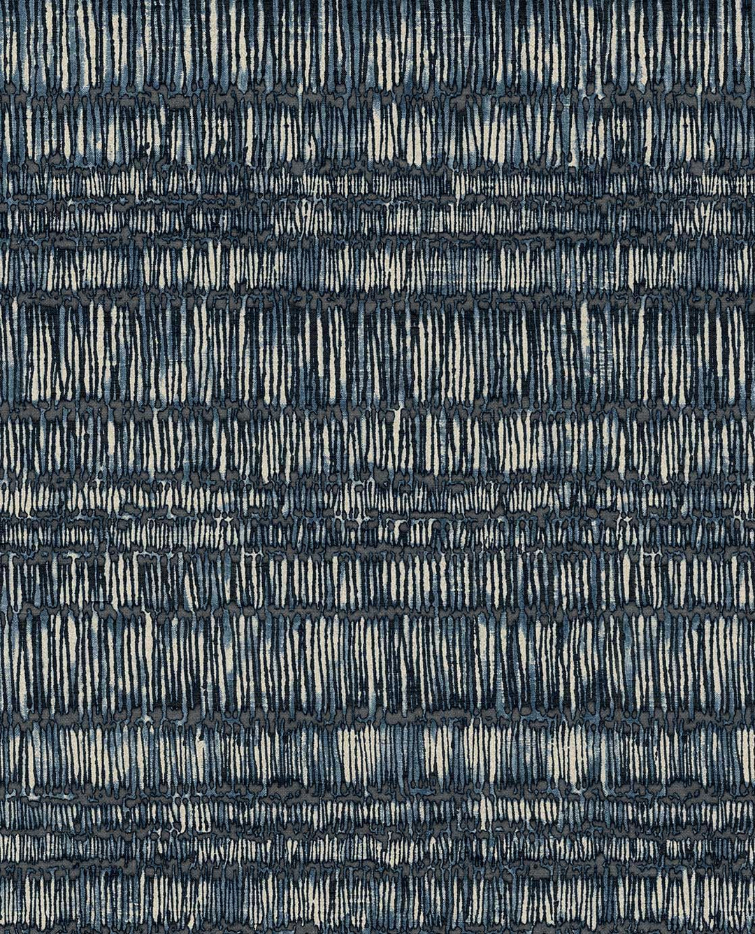 EIJFFINGER Solange 340264 - Afbeelding 1 - Blauw, Etnisch, Stoer, Industrieel, Strepen, Structuren