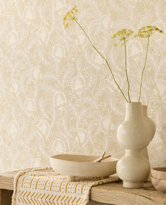 EIJFFINGER Solange 340210 - Afbeelding 3 - Wit, Romantisch, Bloemen