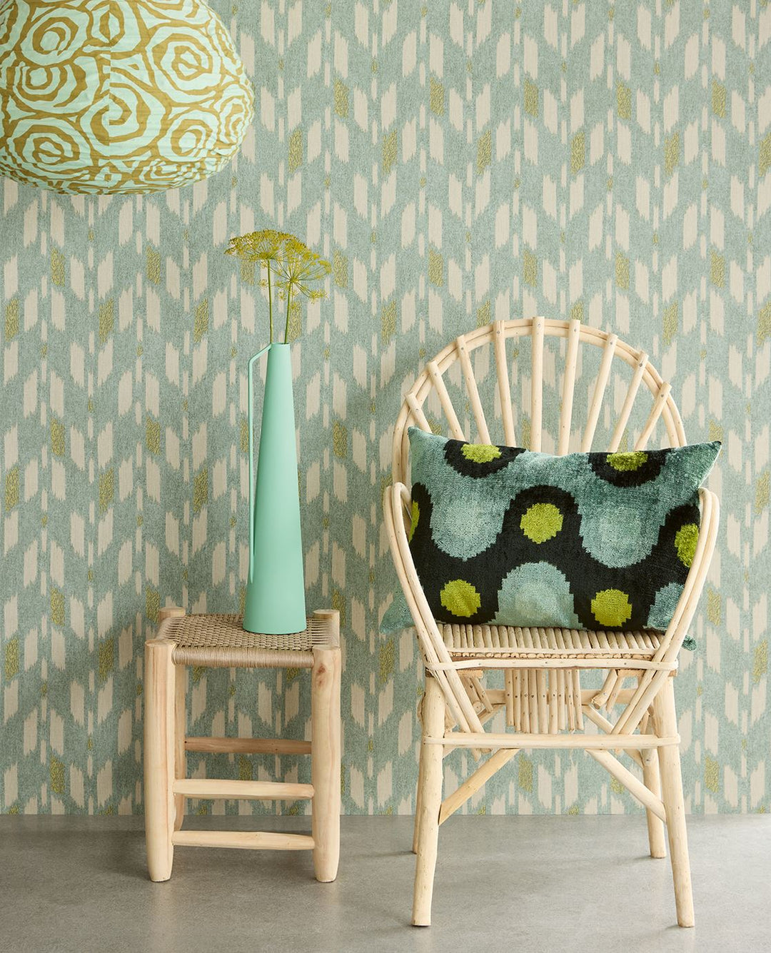 EIJFFINGER Solange 340243 - Afbeelding 2 - Naturel, Groen, Scandinavisch, Structuren