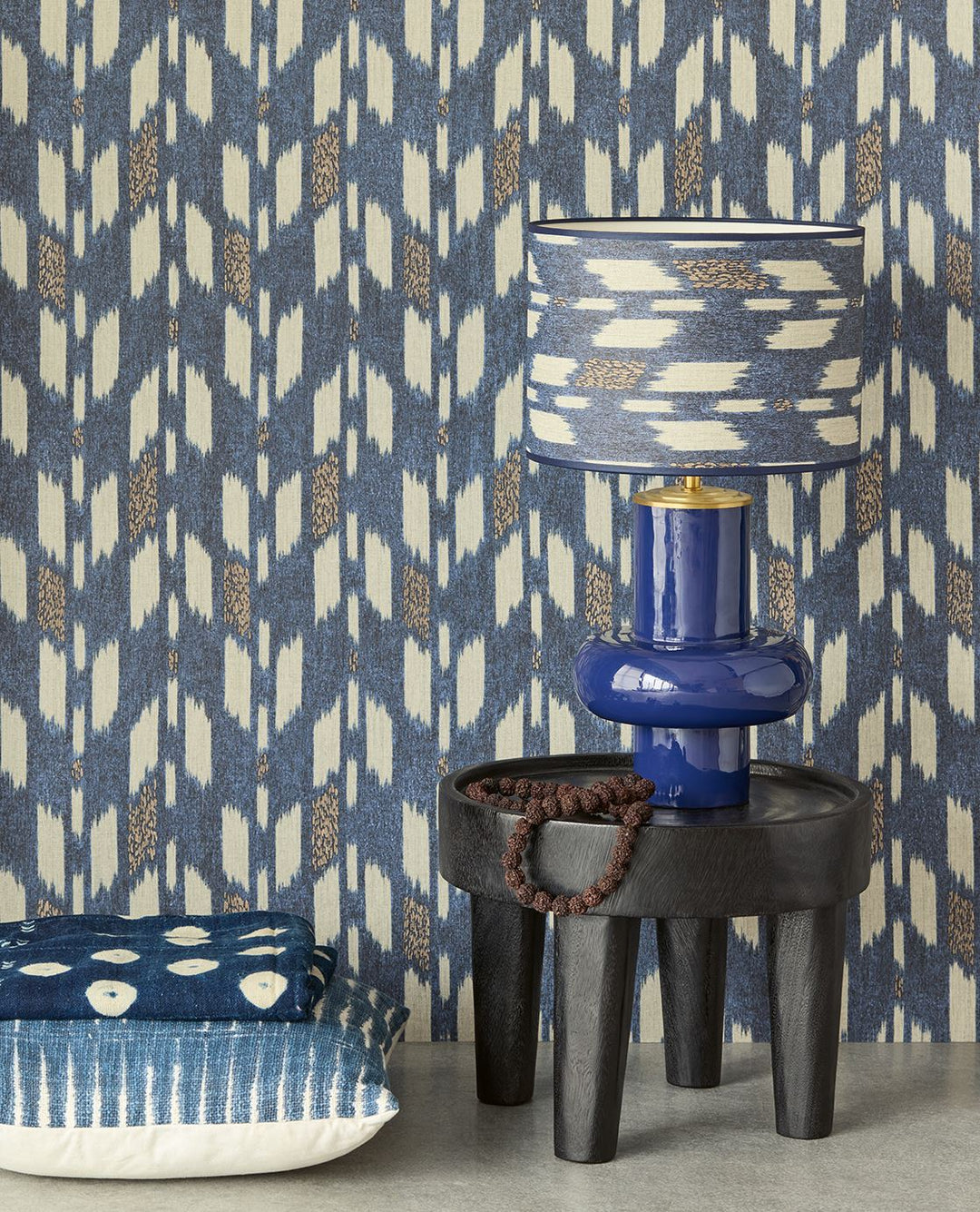 EIJFFINGER Solange 340245 - Afbeelding 2 - Blauw, Etnisch, Structuren