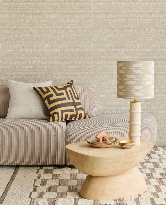 EIJFFINGER Solange 340260 - Afbeelding 2 - Naturel, Scandinavisch, Etnisch, Strepen, Structuren