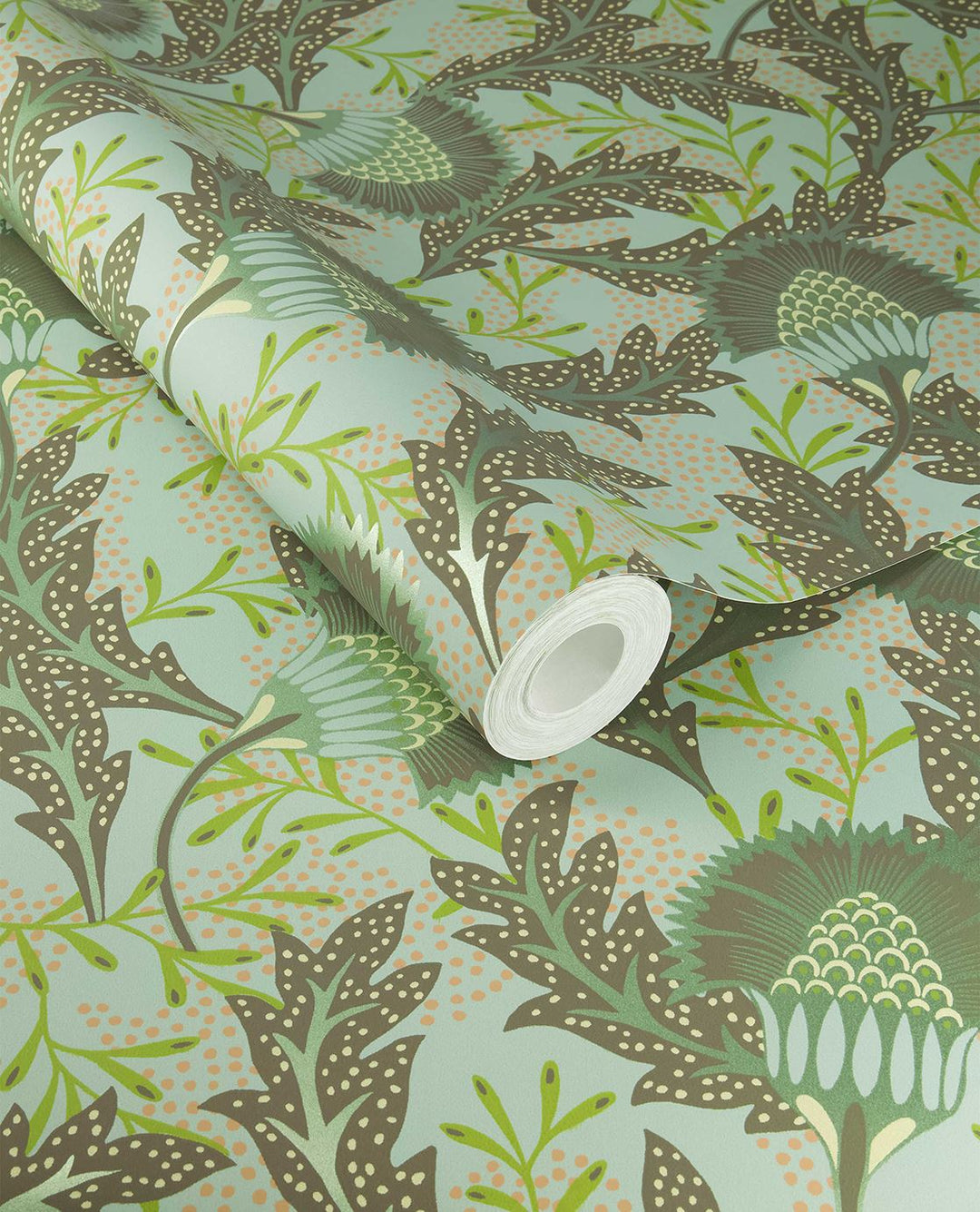EIJFFINGER Solange 340211 - Afbeelding 1 - Naturel, Groen, Romantisch, Kinderkamer, Bloemen