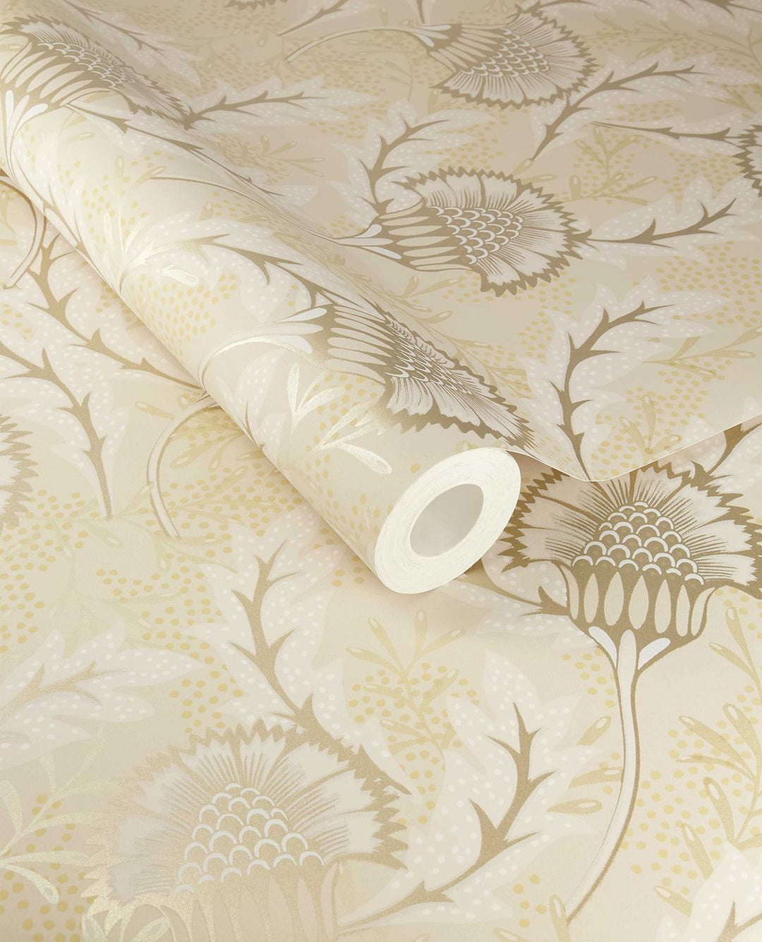 EIJFFINGER Solange 340210 - Afbeelding 1 - Wit, Romantisch, Bloemen
